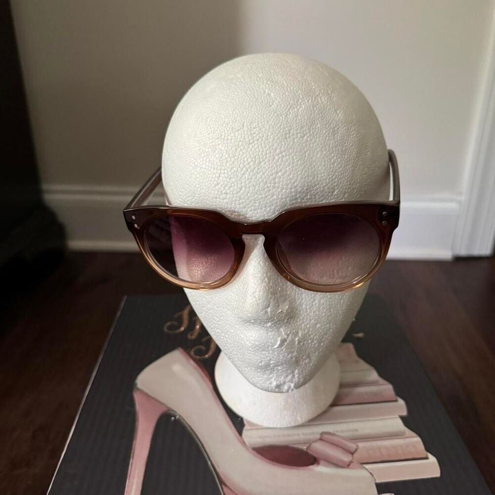 Unbranded Women's Brown and Tan Sunglasses